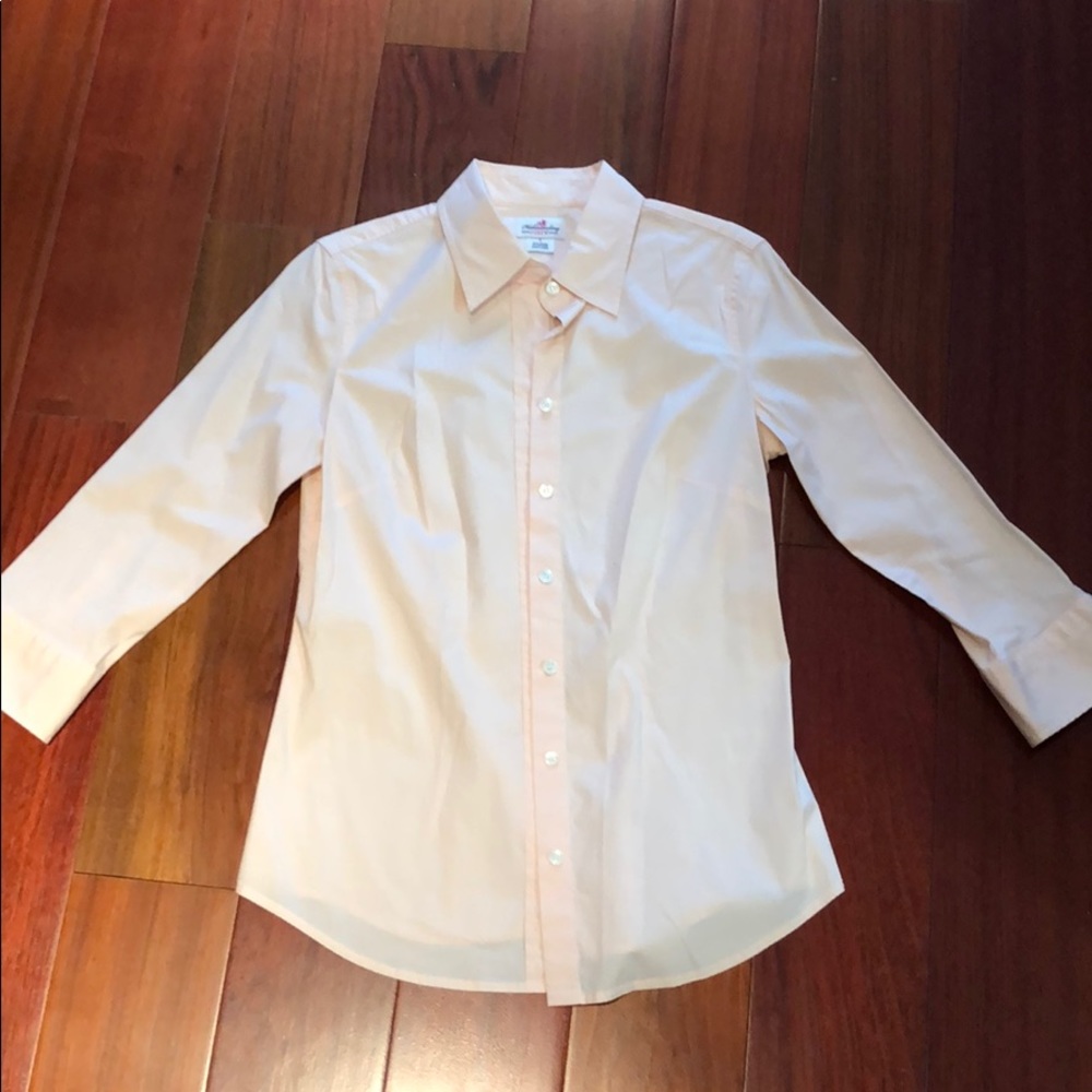 Peach Button up